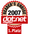 dot.NET magazine readers choose award 2007 dot.NET magazine readers choose award 2007
